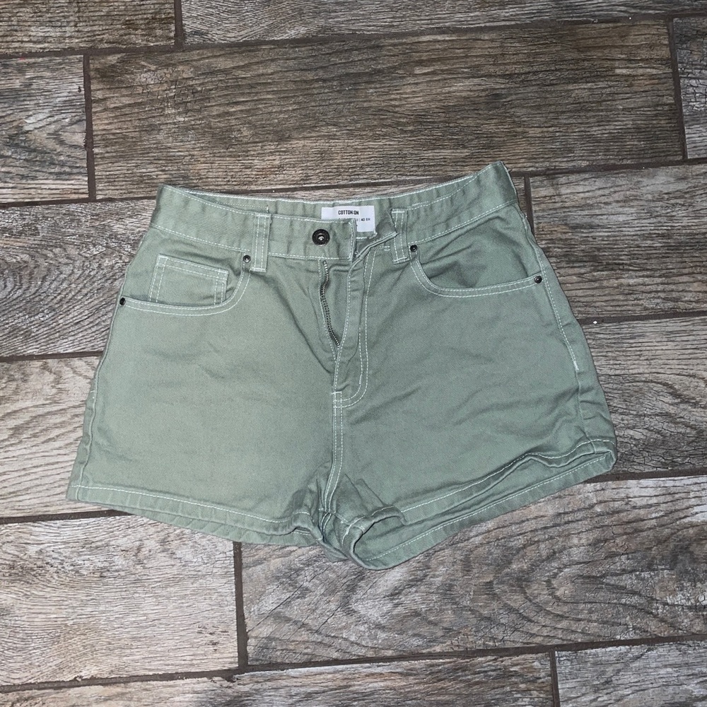 Green shorts